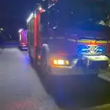 Pożar traw przy trasie S7 w Zaleziance. Interweniowały OSP Łączna i JRG Skarżysko-Kamienna