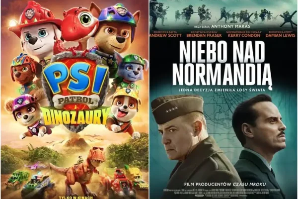 Kino Kuźnica: Psi Patrol i dinozaury oraz Niebo nad Normandią w repertuarze