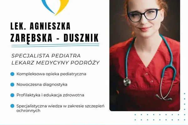 Nowa pediatra i specjalistka medycyny podróży w zespole przychodni