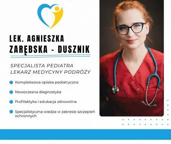 Nowa pediatra i specjalistka medycyny podróży w zespole przychodni