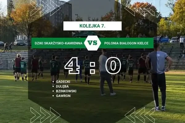 Wysokie zwycięstwo na DZIK Arenie – 4:0 w 7. kolejce Keeza A Klasy