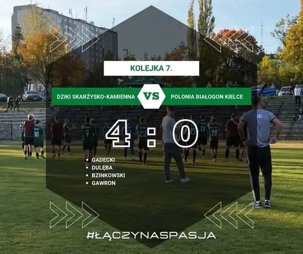 Wysokie zwycięstwo na DZIK Arenie – 4:0 w 7. kolejce Keeza A Klasy
