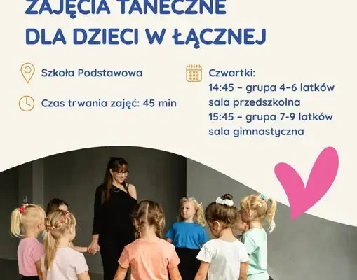 Zajęcia taneczne dla dzieci w Łącznej – ruszają zapisy