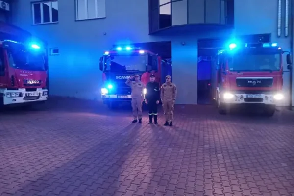 Skarżyscy strażacy oddali hołd kolegom z Niska