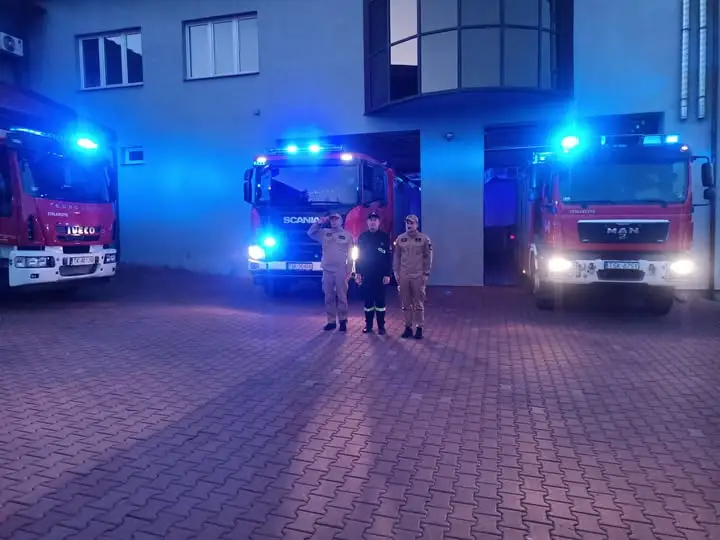 Skarżyscy strażacy oddali hołd kolegom z Niska